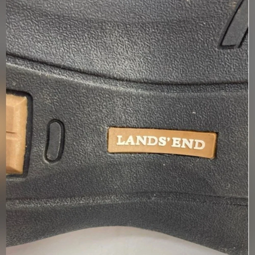 Lands' End All Weather Slip-on Suede Moc Shoes Men's Size 11 M MSRP $99.95
